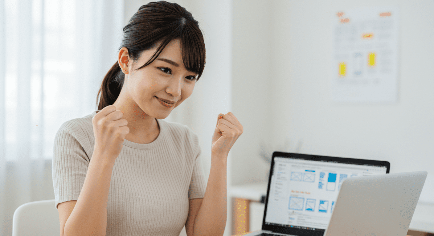 独学でWEBデザイナーへ